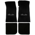 65-70 Floor mats, Black w/Shelby Signature (Coupe)